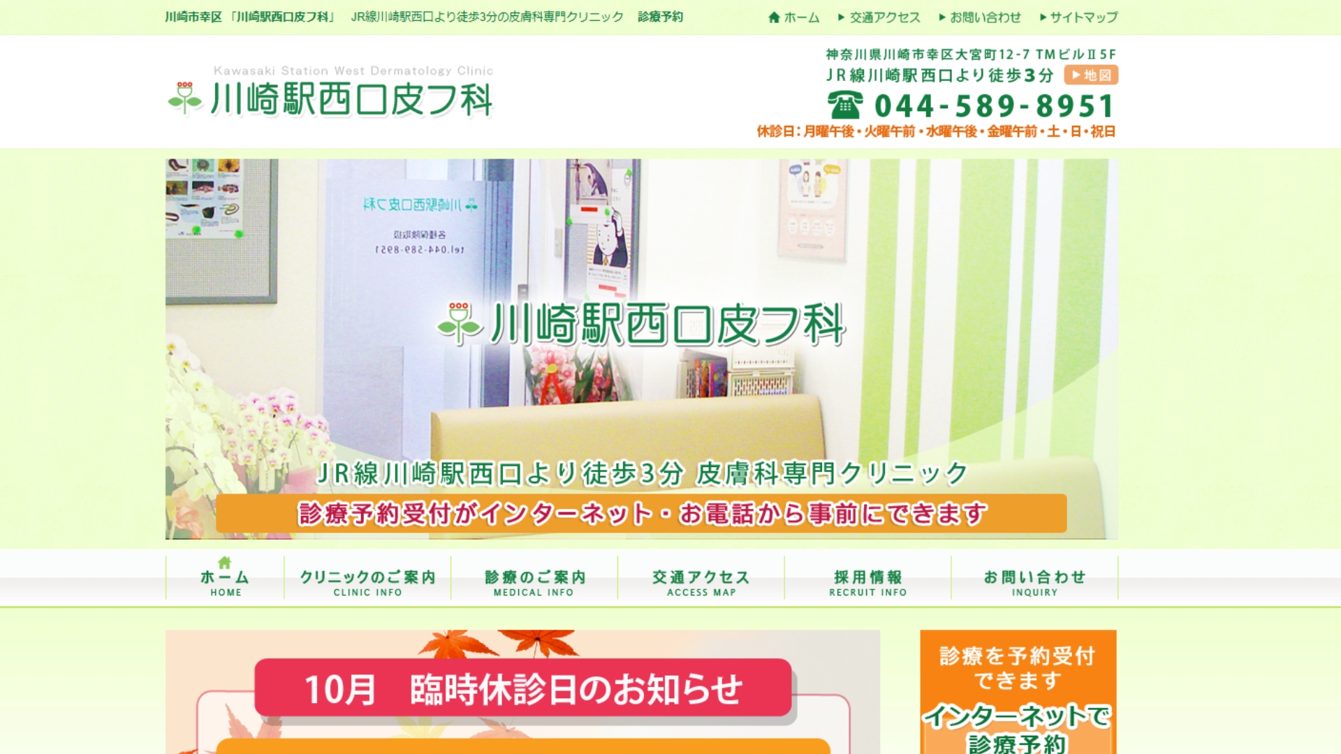 川崎駅西口皮フ科
